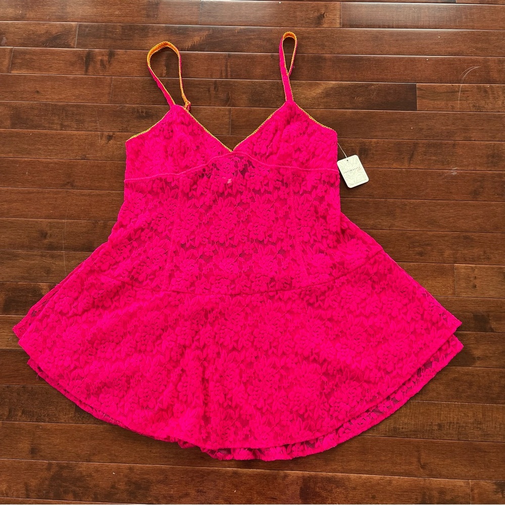 Free People “Sun-sational Mini Slip” Dress